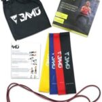 BAMU FIT Resistance Bands for Exercise - Set of 5, 12" x 2" Mini Loop and Pull Up Band Set with Instruction Guide and Large Nylon Bag - Workout...
