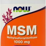Now MSM 1000 mg, 400 Veg Capsules, Methylsulphonylmethane