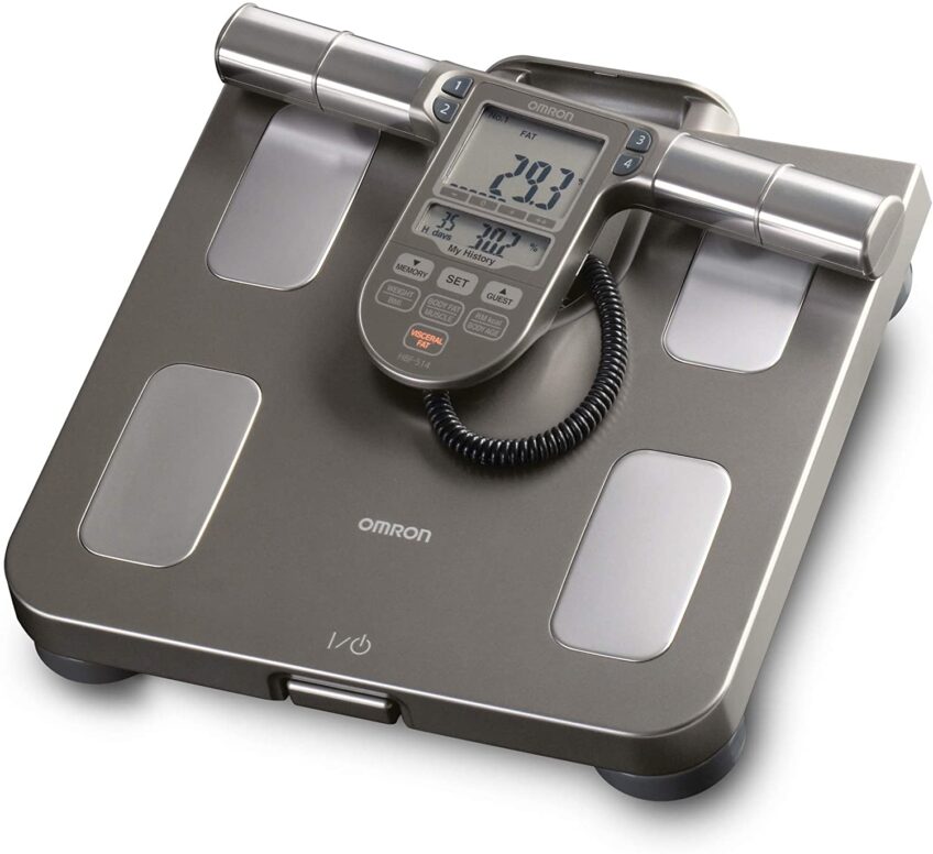 Omron Body Composition Monitor with Scale 7 Fitness Indicators & 90